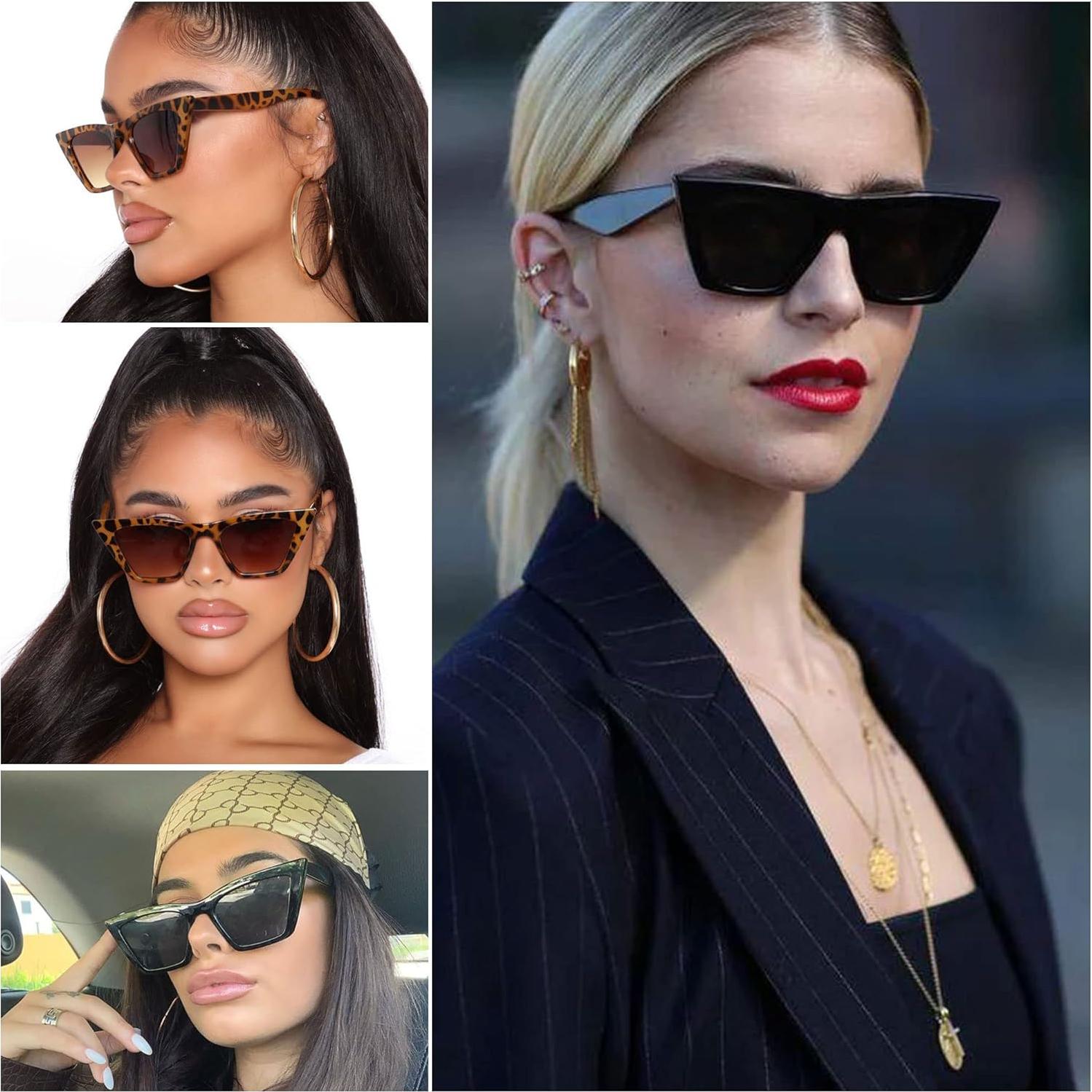 Gafas de sol Cat Eye ANDWOOD UV400 para mujeres vintage