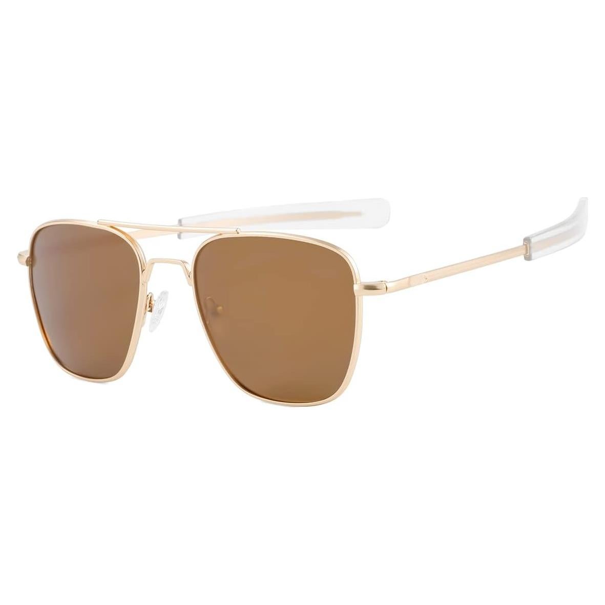 Gleyemor Gafas de Sol Aviador Polarizadas 55mm Marrón