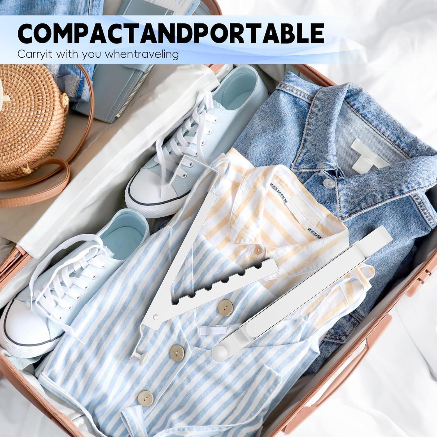 Perchero Plegable sobre la Puerta BAKON Negro 2 Unidades