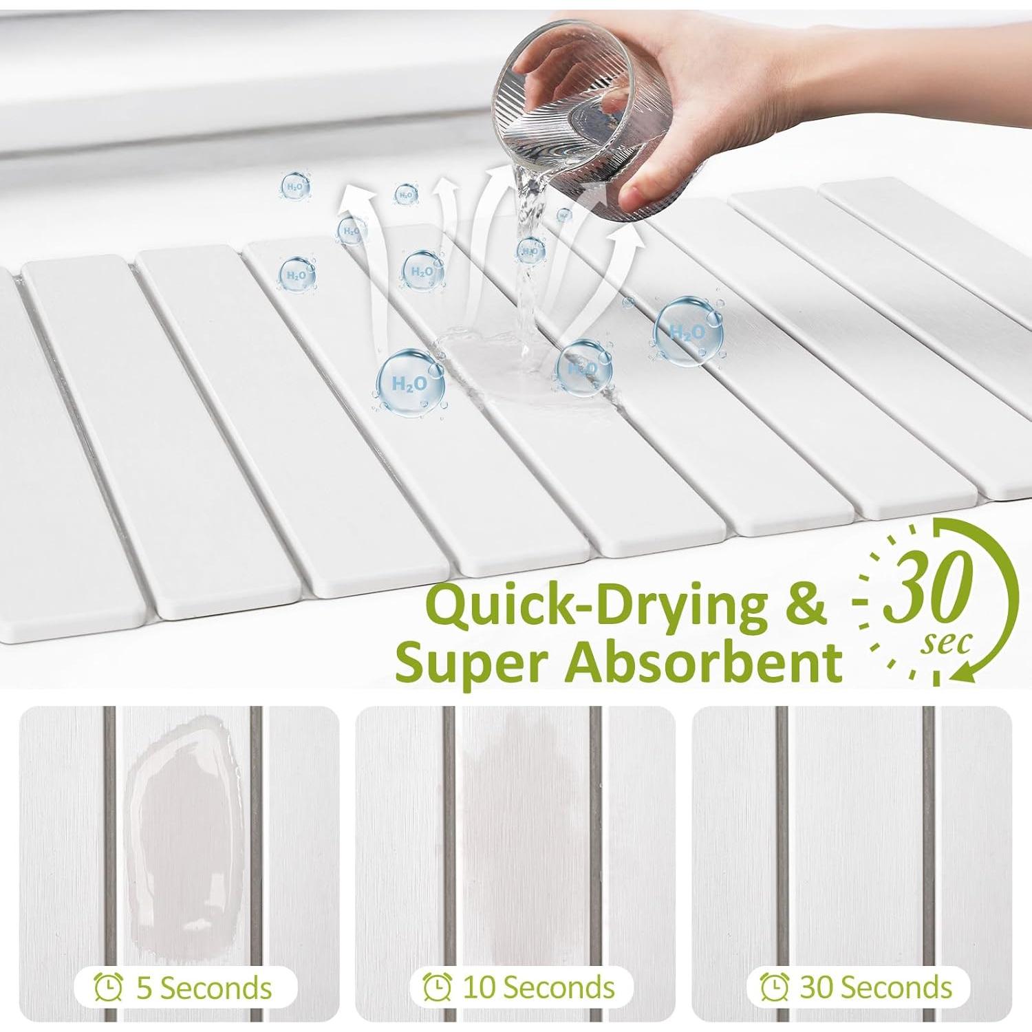 Alfombrilla de Secado de Piedra DK177 61x40.6 cm Absorbente