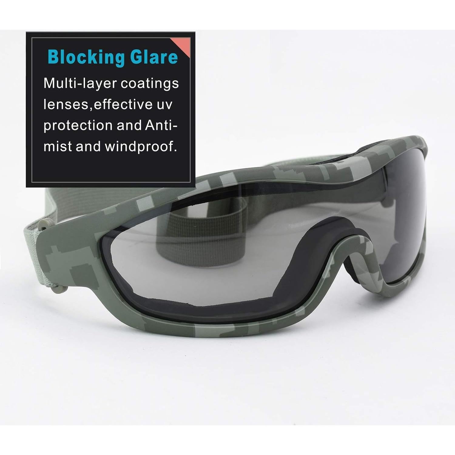Gafas de Motocicleta Viriber UV 400 para Actividades al Aire Libre
