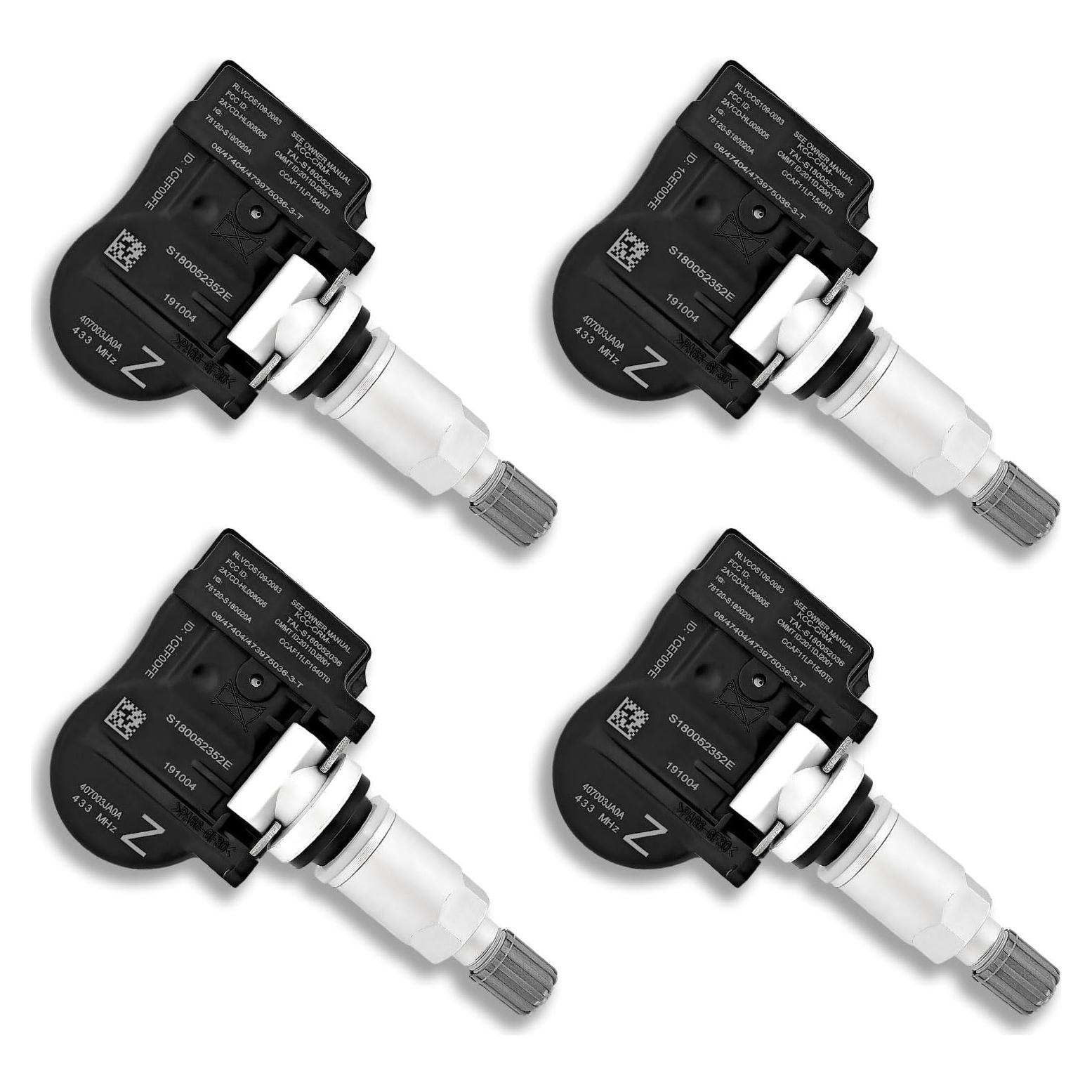 Sensor TPMS POHILA 433MHz Reemplazo para Infiniti/Nissan