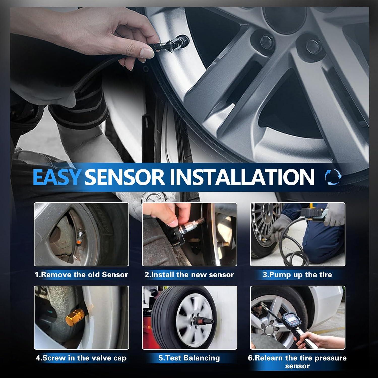 Sensor TPMS POHILA 433MHz Reemplazo para Infiniti/Nissan