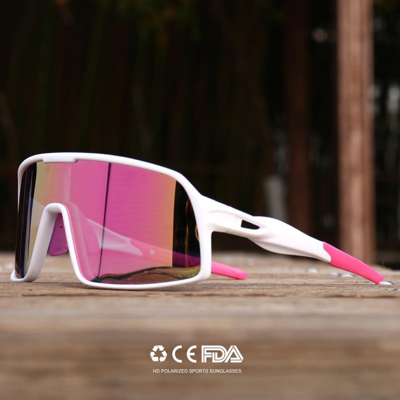 Gafas de sol deportivas polarizadas HD para ciclismo
