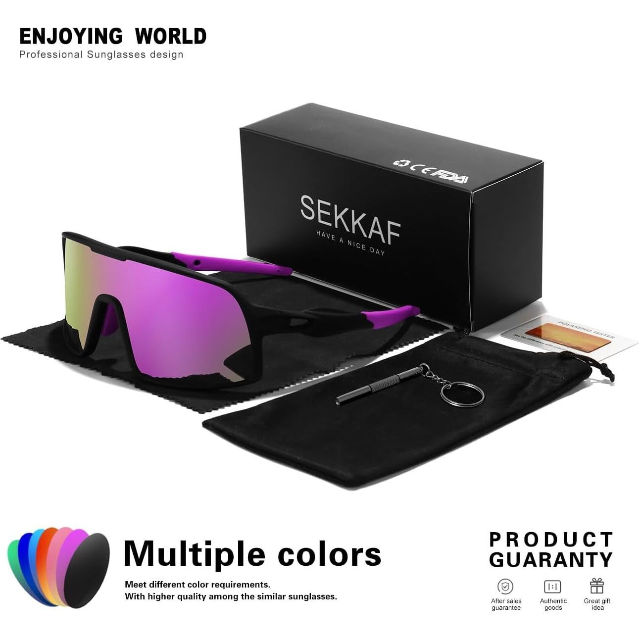 Gafas de sol deportivas Polarizadas UV400 para ciclismo