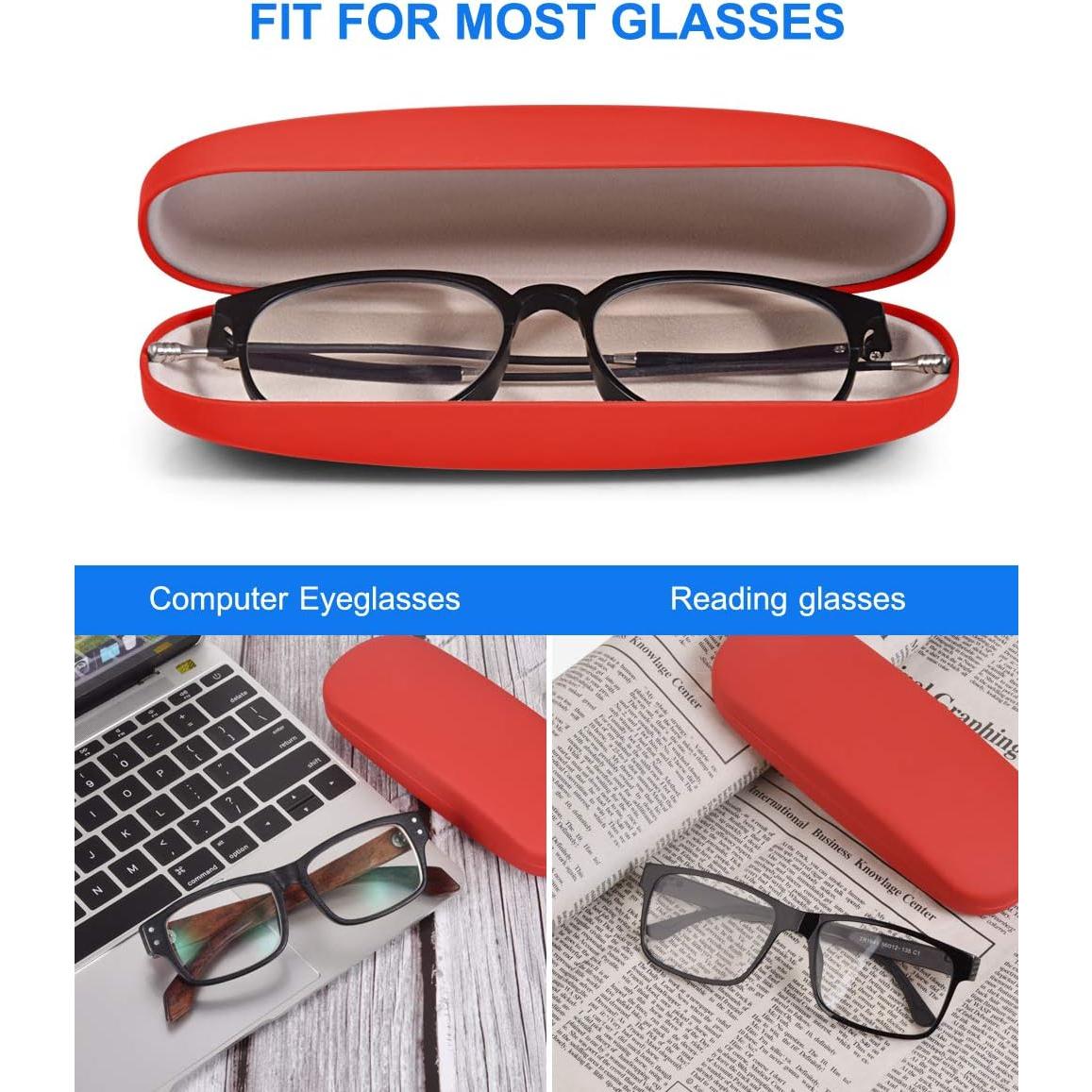 Estuche Duro para Gafas RayLove Unisex Rojo 15.24x5.08cm