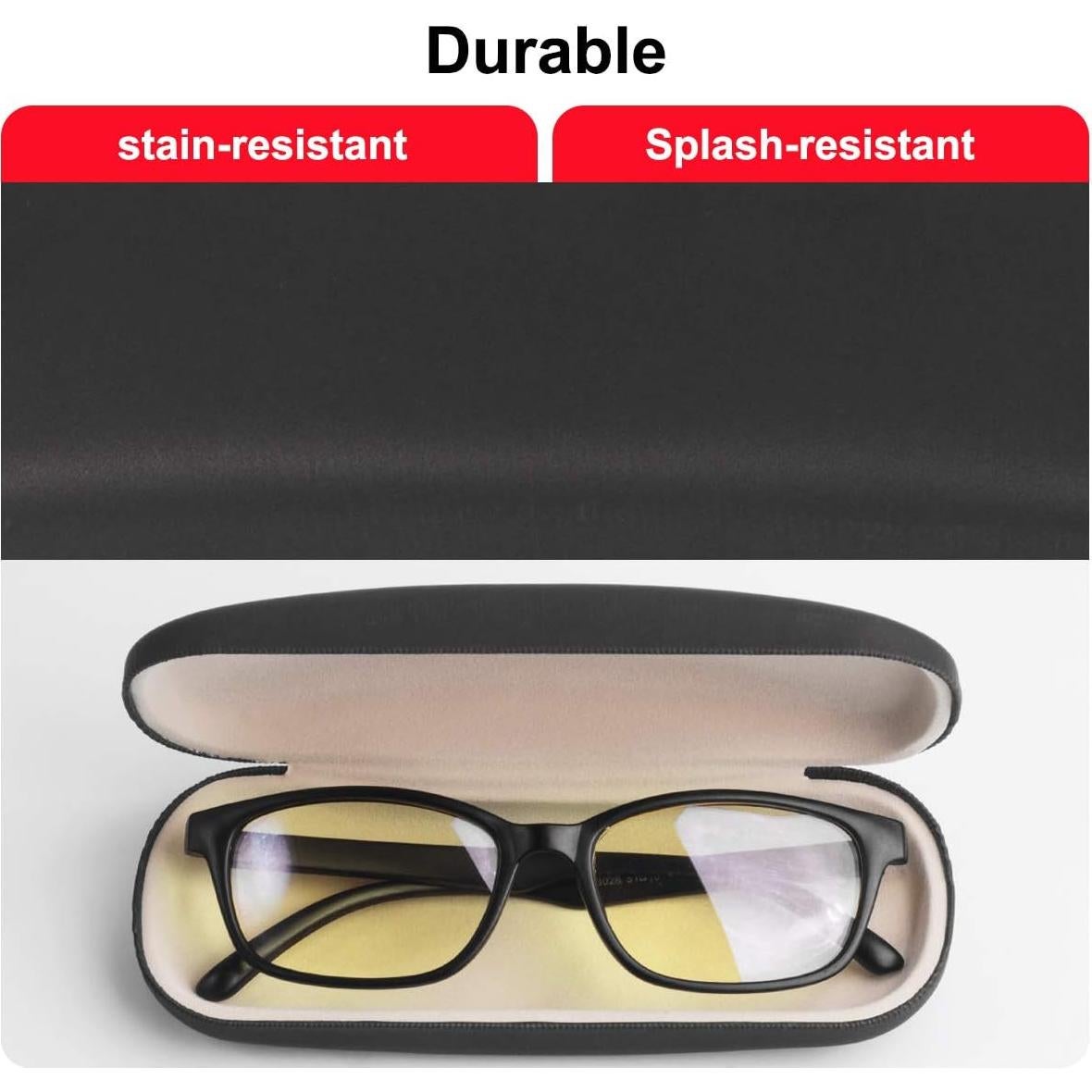 Estuche Duro para Gafas RayLove Negro 15.24x5.08cm