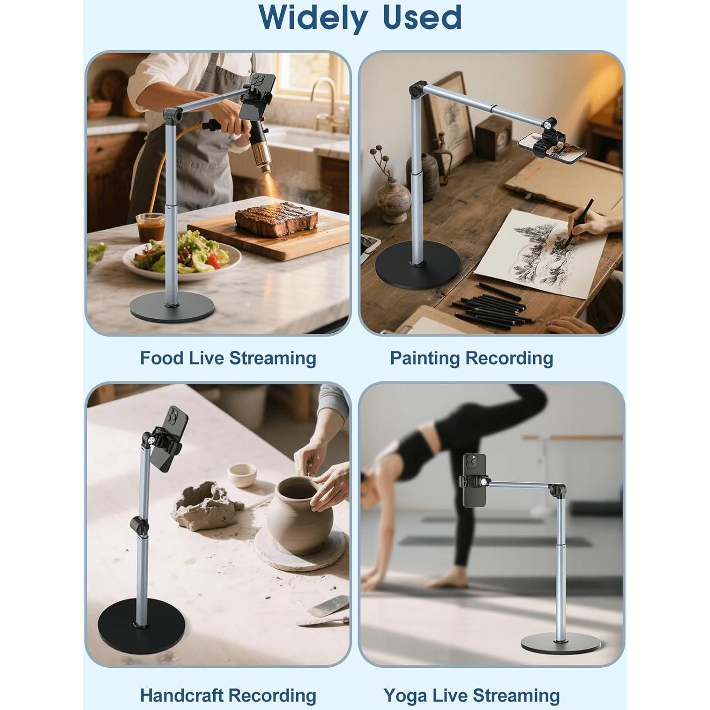 Soporte de Teléfono Aéreo Mistriddle Ajustable 31.2 cm