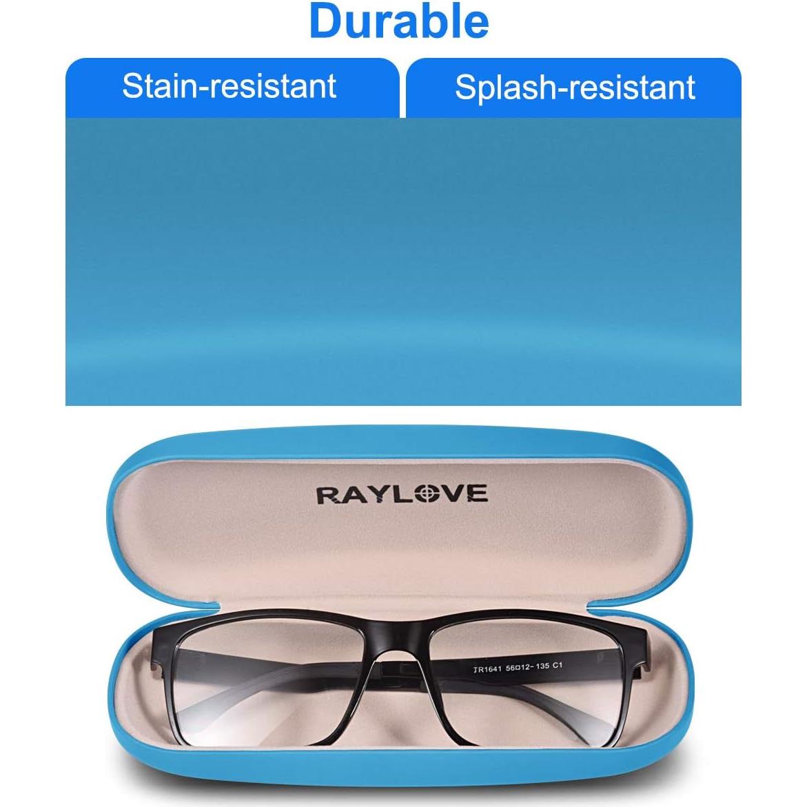 Estuche Duro para Gafas RayLove Unisex Azul Cielo