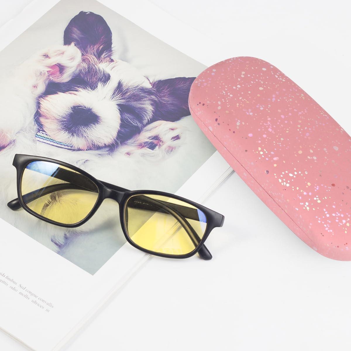 Estuche Duro RayLove para Gafas Unisex - Rosa Estrella