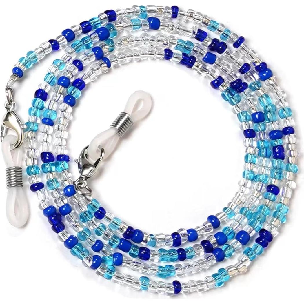 Cadena de Gafas 4 Piezas para Mujeres con Perlas 68.58 cm