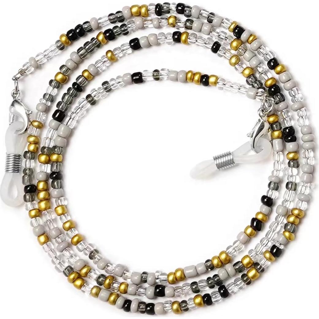 Cadena de Gafas 4 Piezas para Mujeres con Perlas 68.58 cm