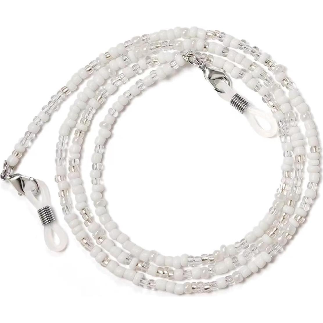 Cadena de Gafas 4 Piezas para Mujeres con Perlas 68.58 cm