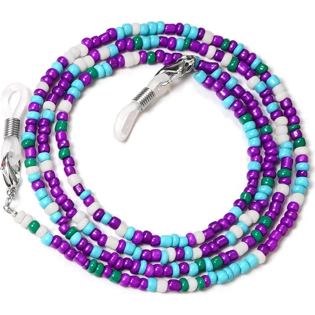 Cadena de Gafas con Perlas 4 Piezas para Mujeres 75 cm