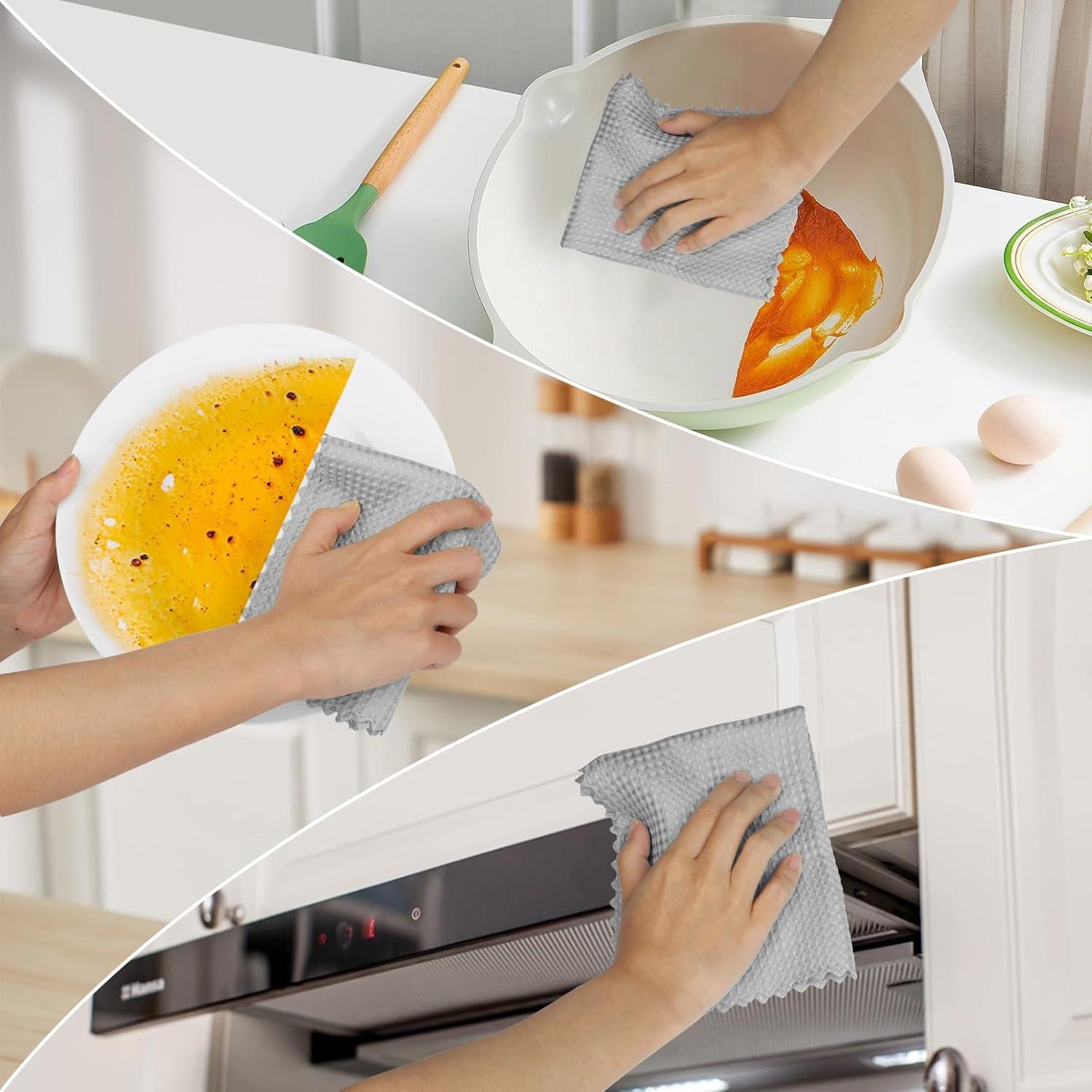 Paño de Microfibra AIDEA 12PK 28x28 cm para Limpieza