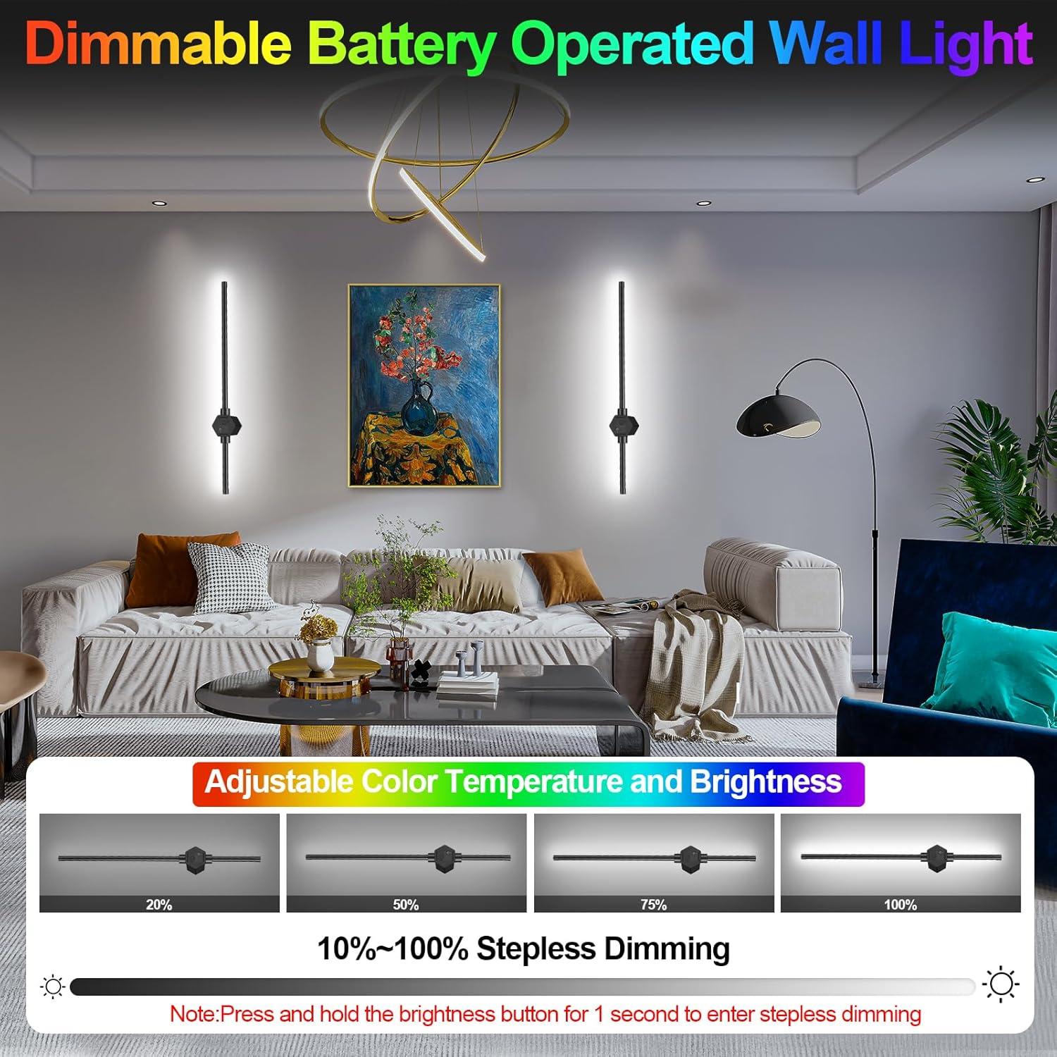 Juego de apliques de pared LED recargables Shenzhen BD01