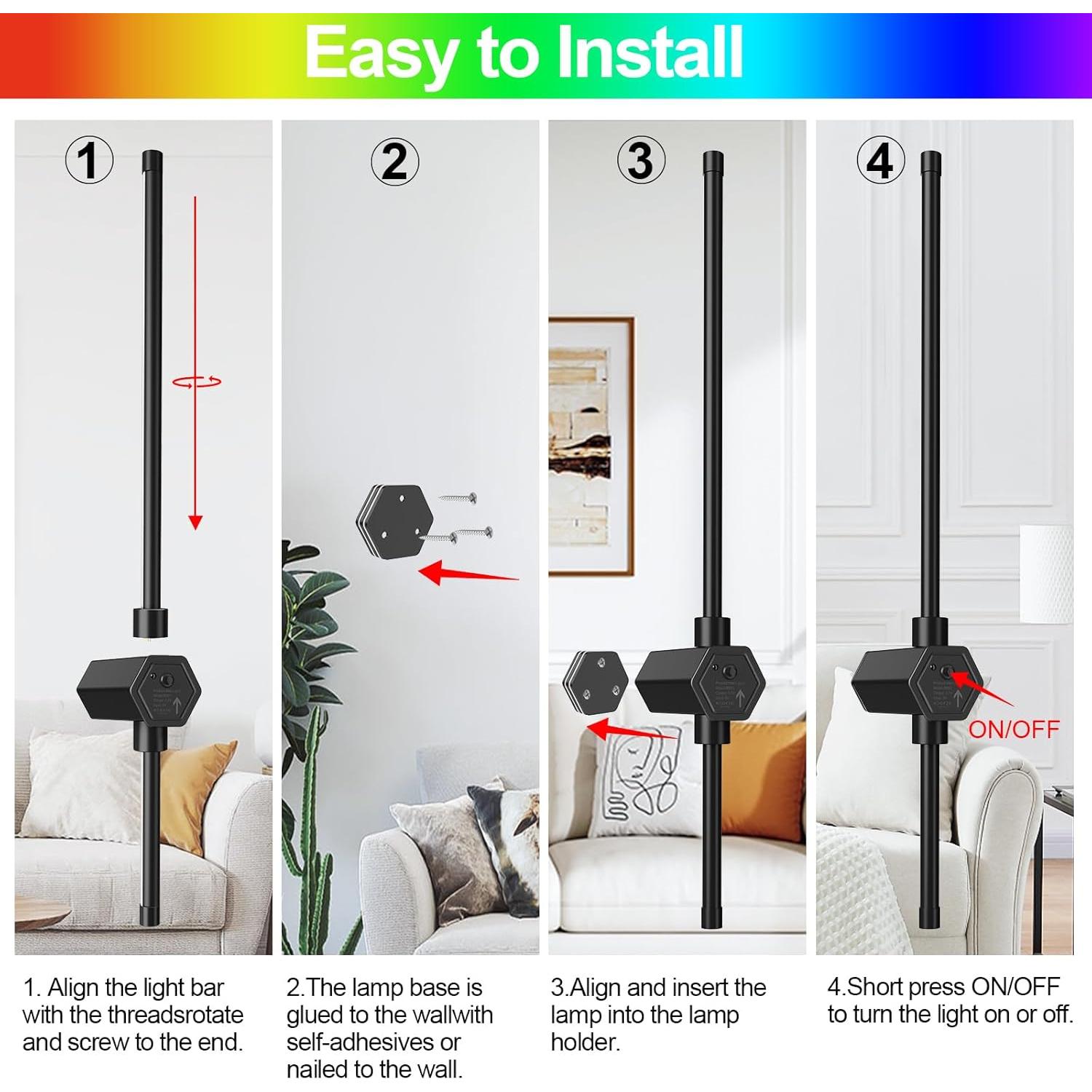 Juego de apliques de pared LED recargables Shenzhen BD01