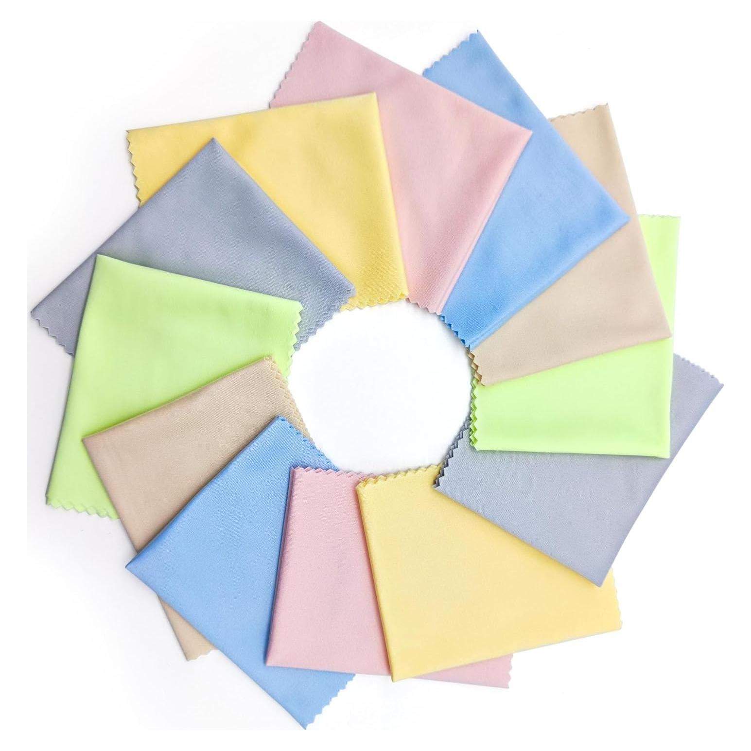 Paños de Microfibra AIMI - 24 Colores 15x18 cm para Limpiar