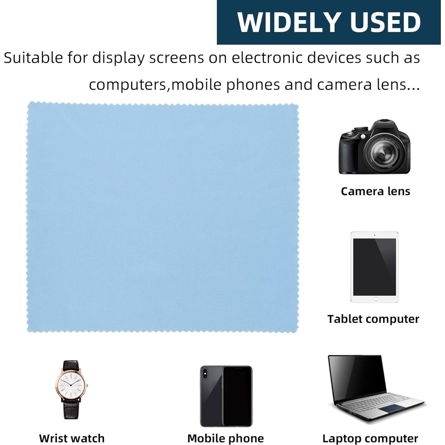 Paños de Microfibra AIMI - 24 Colores 15x18 cm para Limpiar