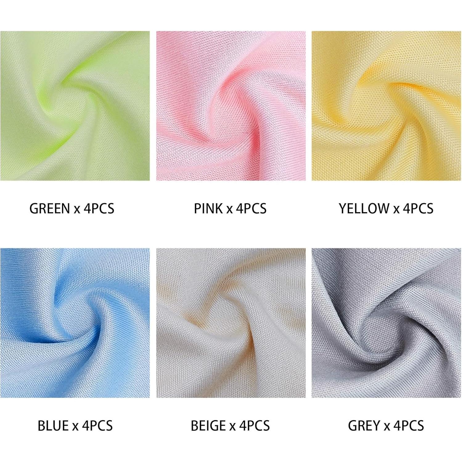 Paños de Microfibra AIMI - 24 Colores 15x18 cm para Limpiar