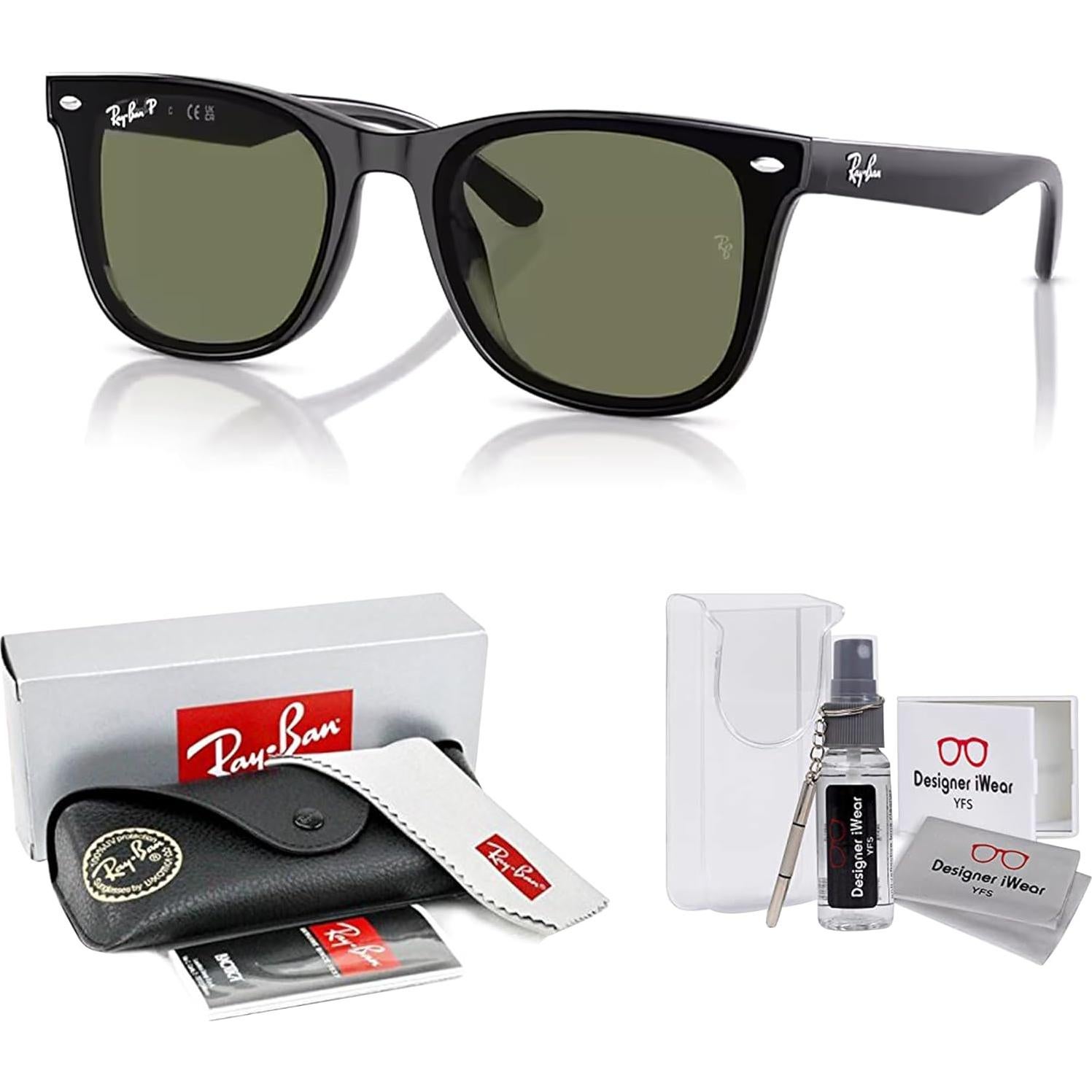 Gafas de Sol Ray-Ban RB4420 Unisex Polarizadas Negros