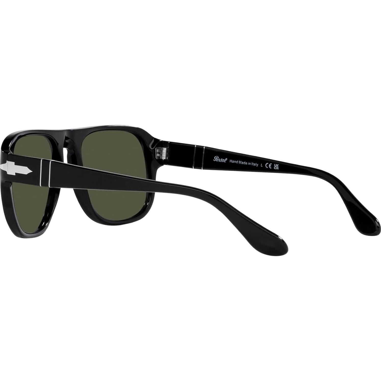 Gafas de sol Persol PO3310S Aviador Negro Verde 54mm