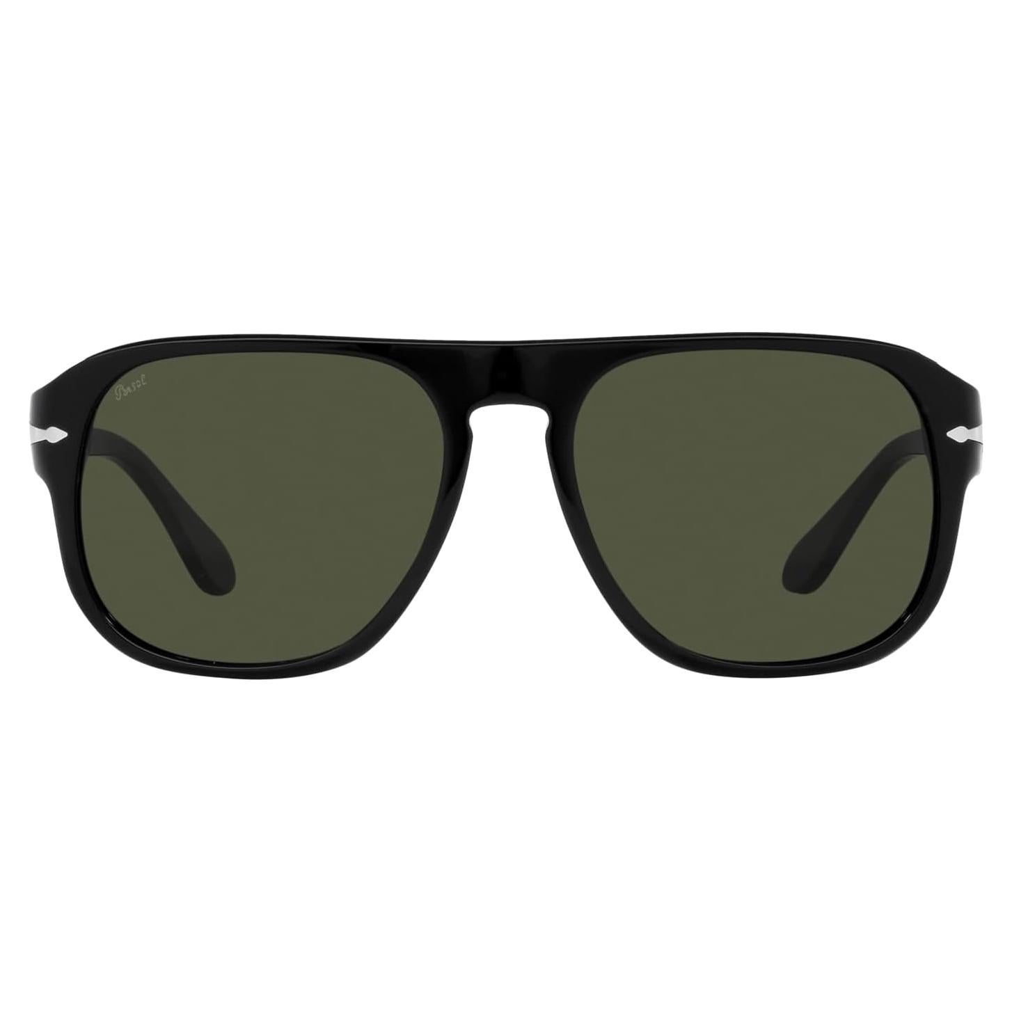 Gafas de sol Persol PO3310S Aviador Negro Verde 57mm