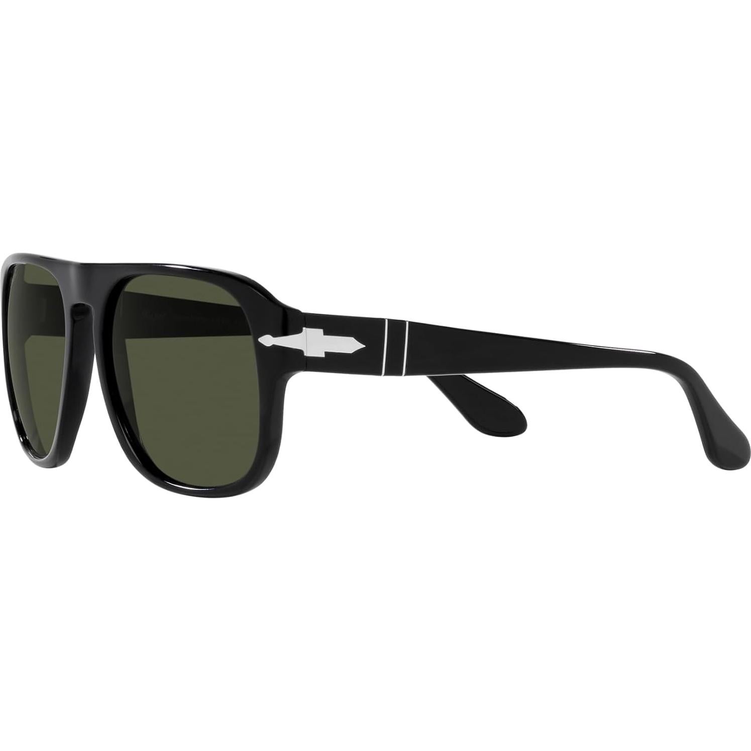 Gafas de sol Persol PO3310S Aviador Negro Verde 57mm