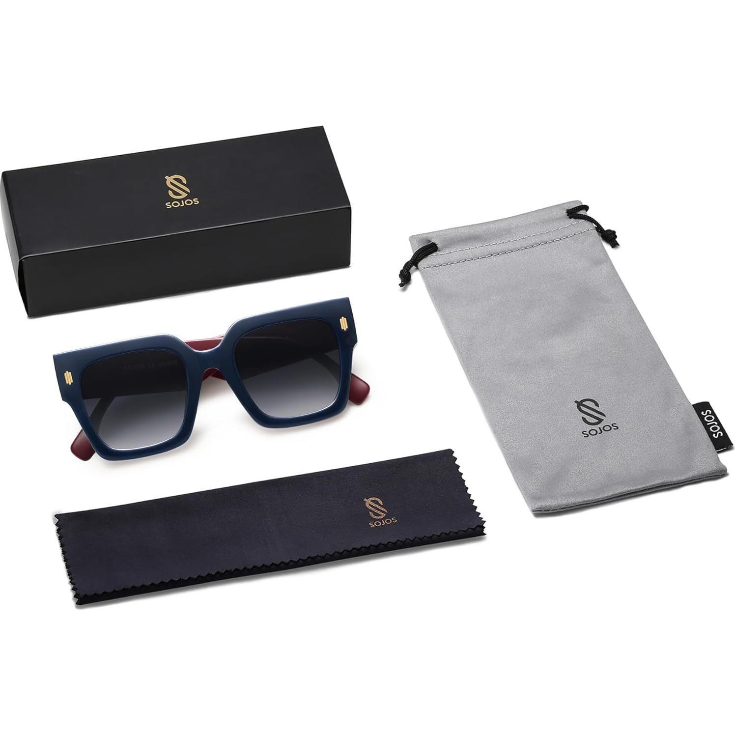 Gafas de sol grandes SOJOS SJ2194 UV400 para mujeres