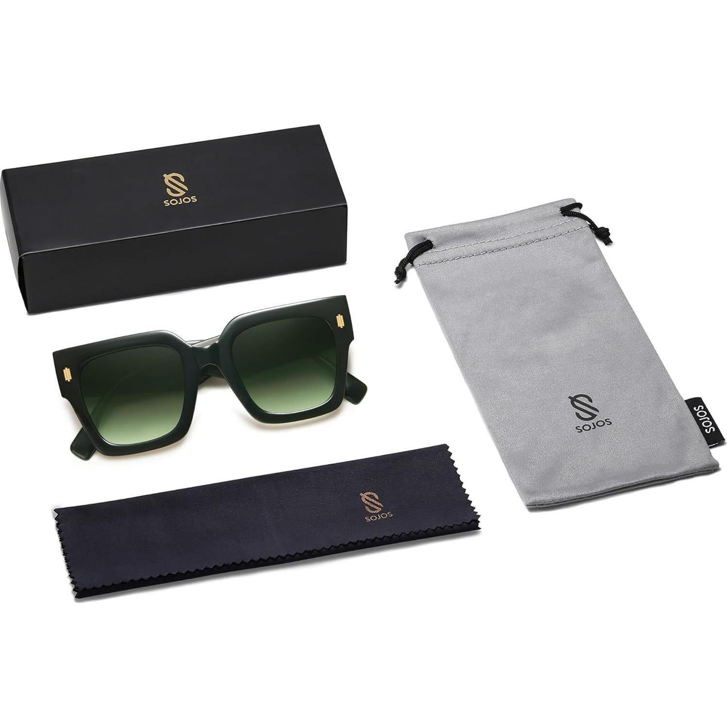 Gafas de Sol SojoS SJ2194 Cuadradas Vintage UV400