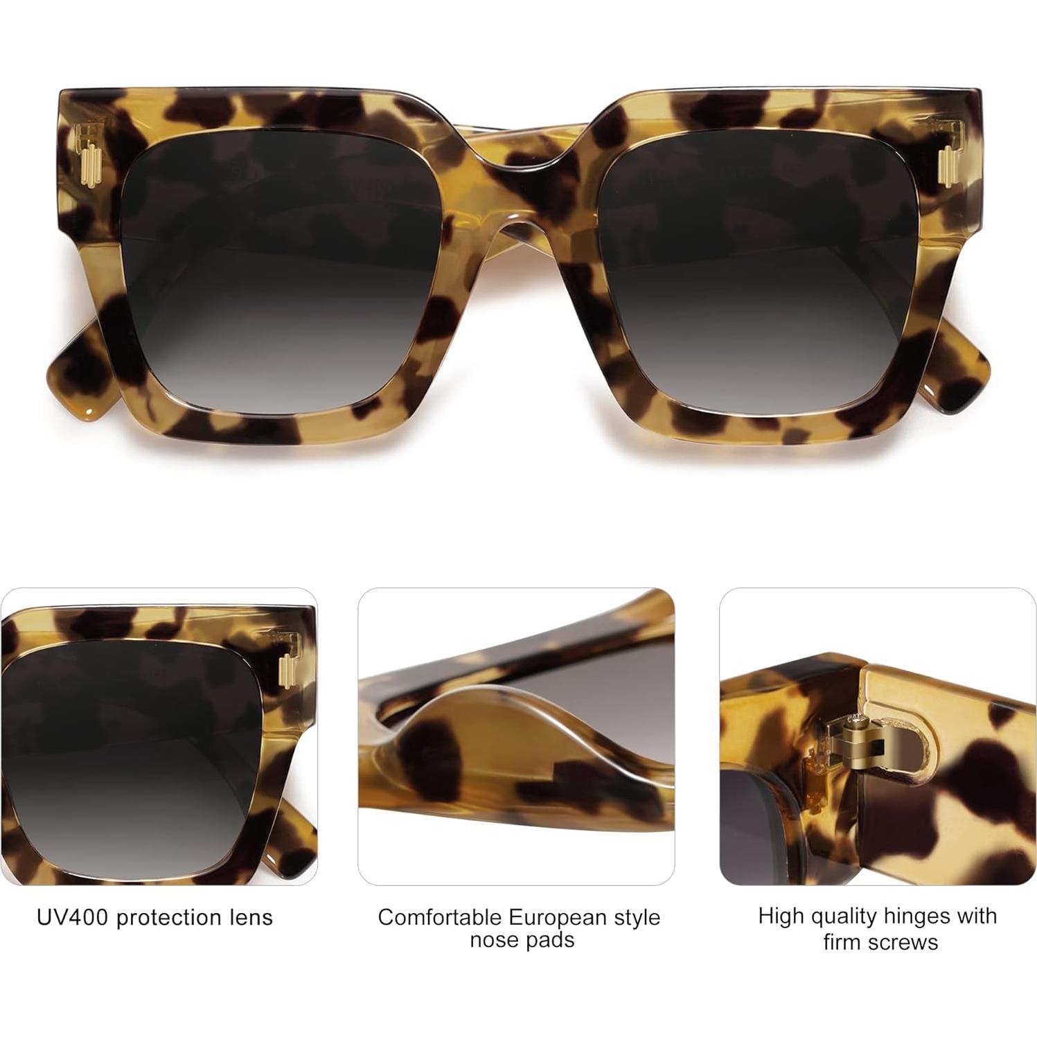 Gafas de sol grandes SOJOS SJ2194 UV400 para mujeres