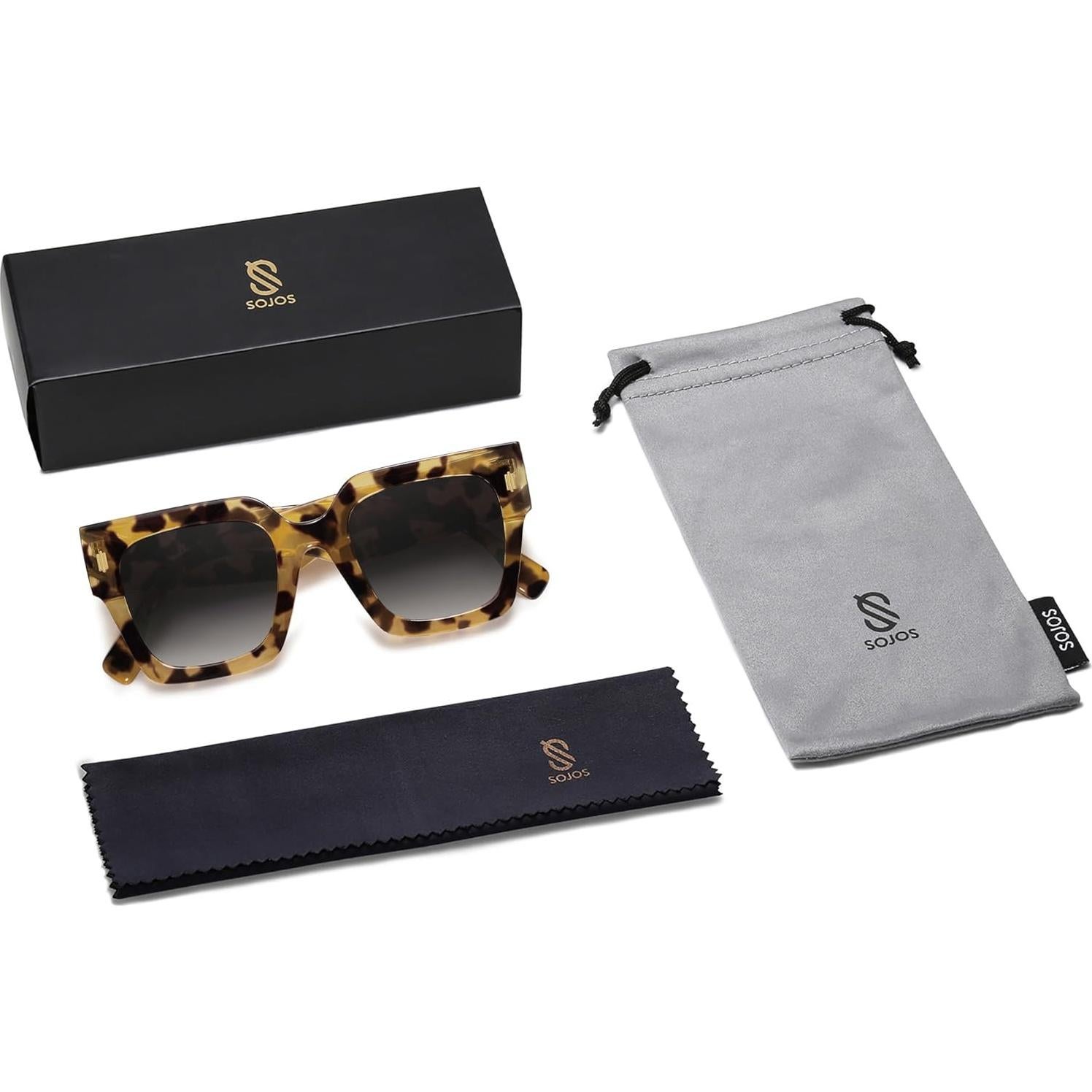 Gafas de sol grandes SOJOS SJ2194 UV400 para mujeres