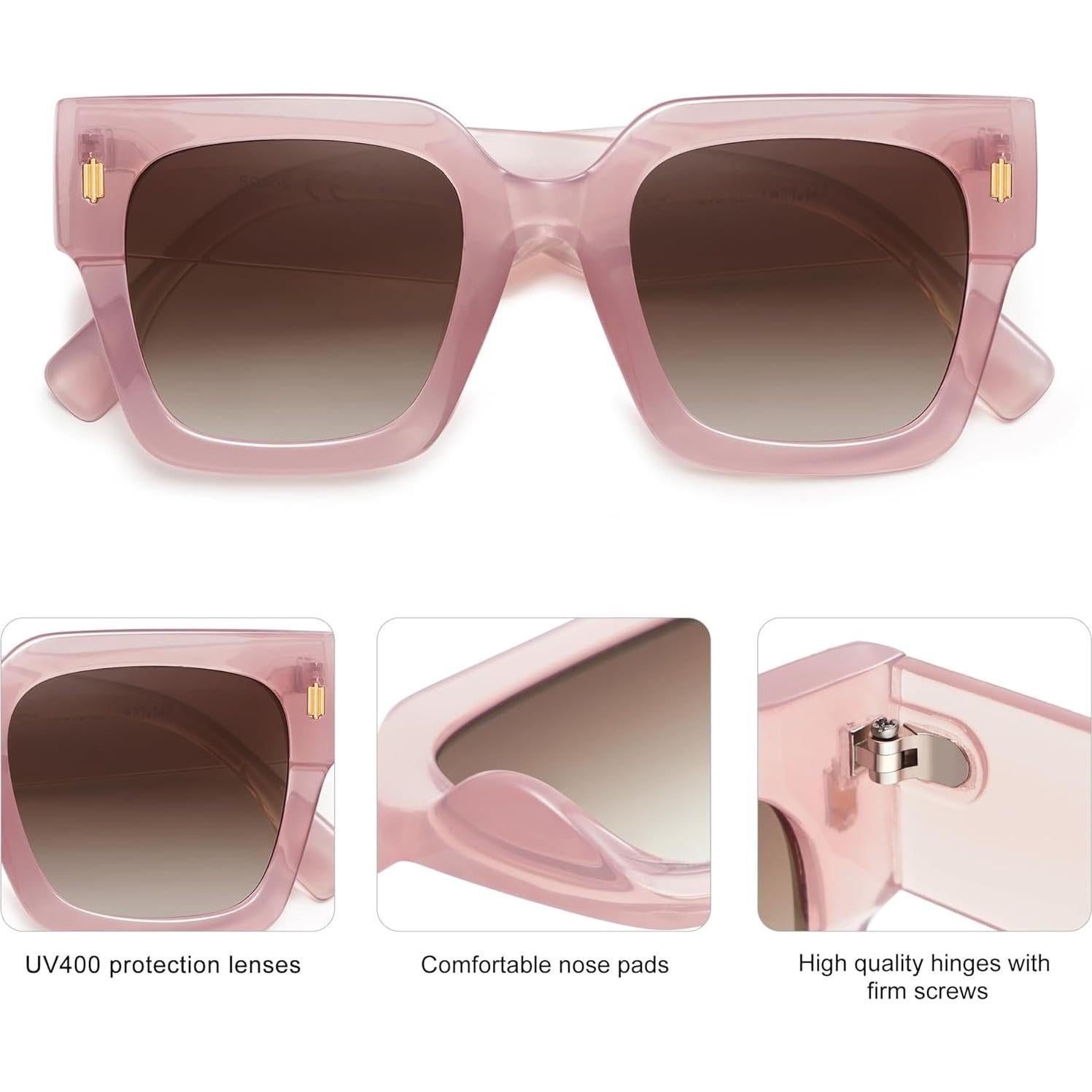 Gafas de sol grandes SOJOS SJ2194 UV400 para mujeres