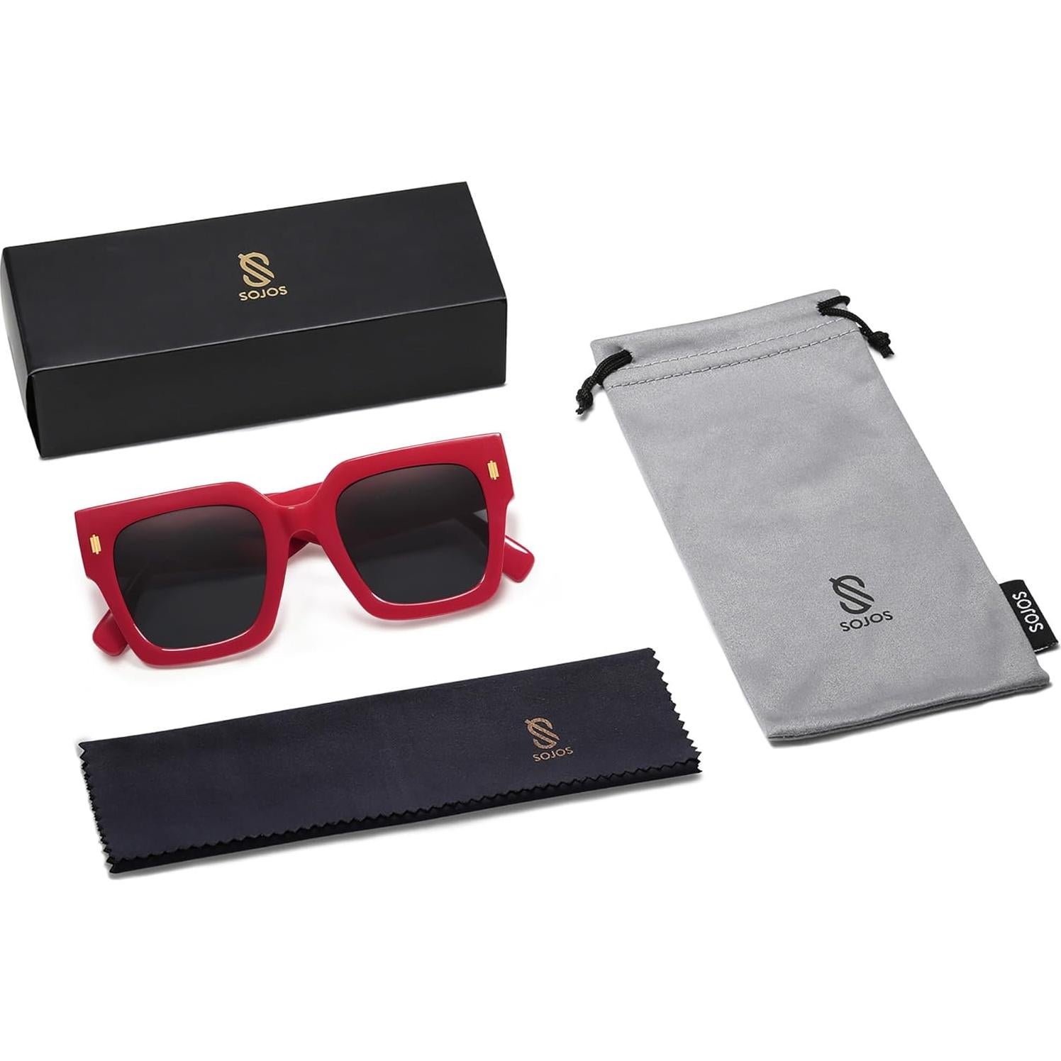 Gafas de sol grandes SOJOS SJ2194 UV400 para mujeres