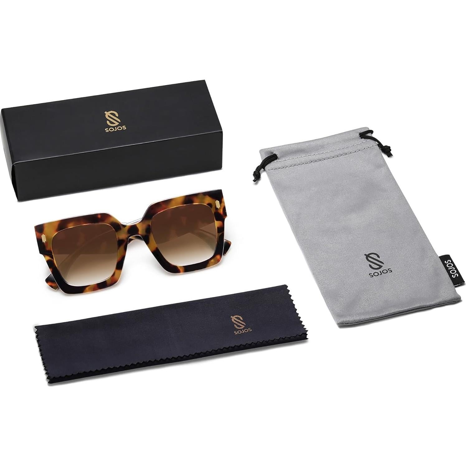 Gafas de sol cuadradas SOJOS SJ2194 UV400 para mujeres