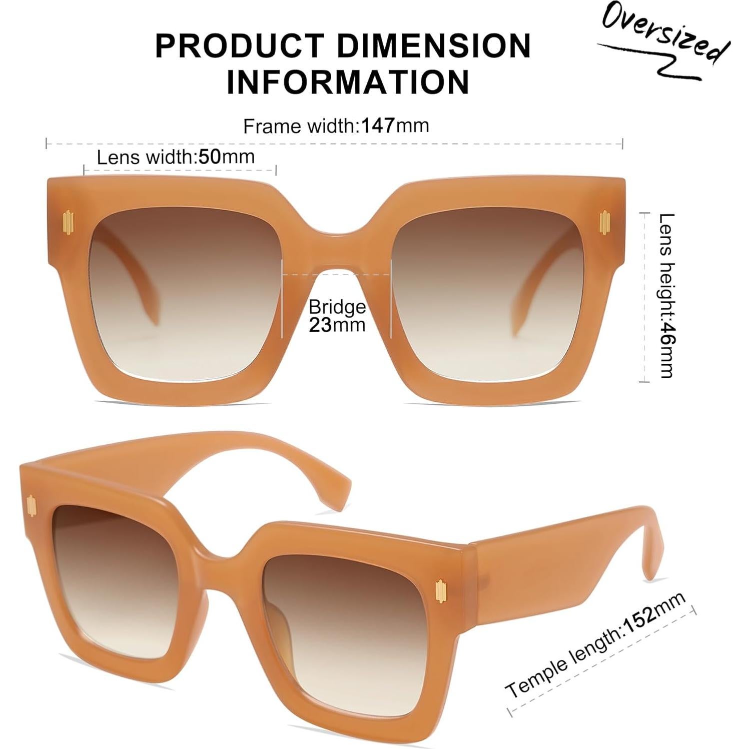 Gafas de sol grandes SOJOS SJ2194 UV400 para mujeres