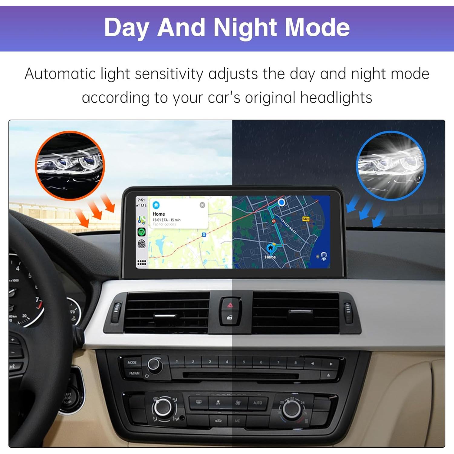 Pantalla Táctil 10.25" Road Top para BMW Serie 3/4 2012-2015