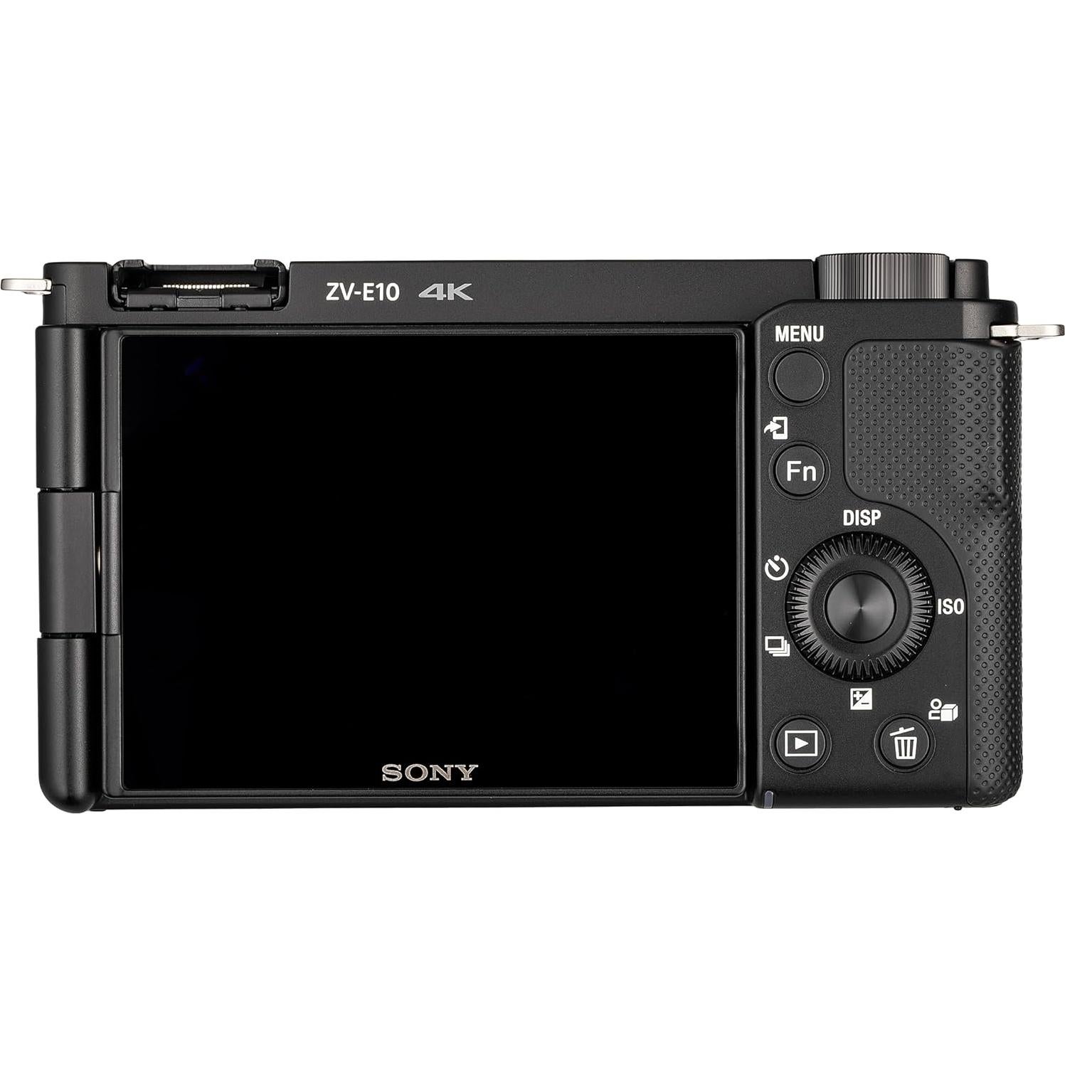 Cámara Sin Espejo Sony ZV-E10 + Lente 16-50mm II + 18-105mm + Accesorios