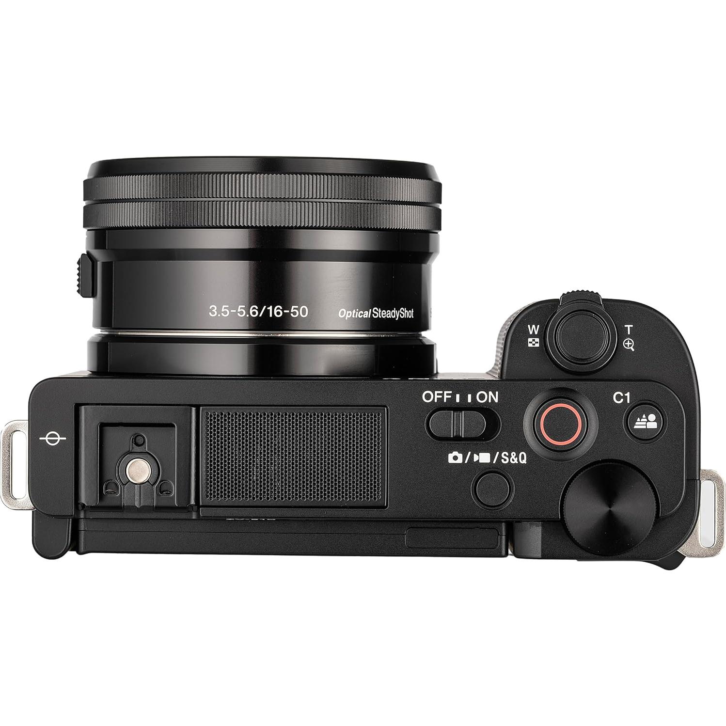 Cámara Sin Espejo Sony ZV-E10 + Lente 16-50mm II + 18-105mm + Accesorios