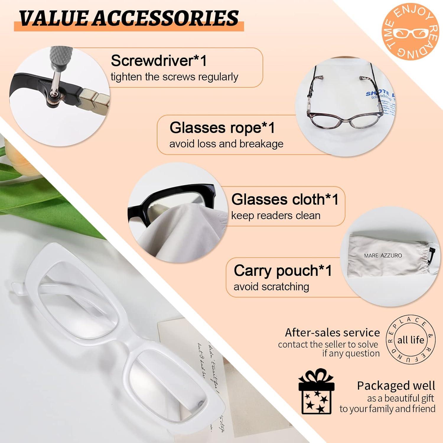 Gafas de Lectura MARE AZZURO 1.00 Retro para Mujeres