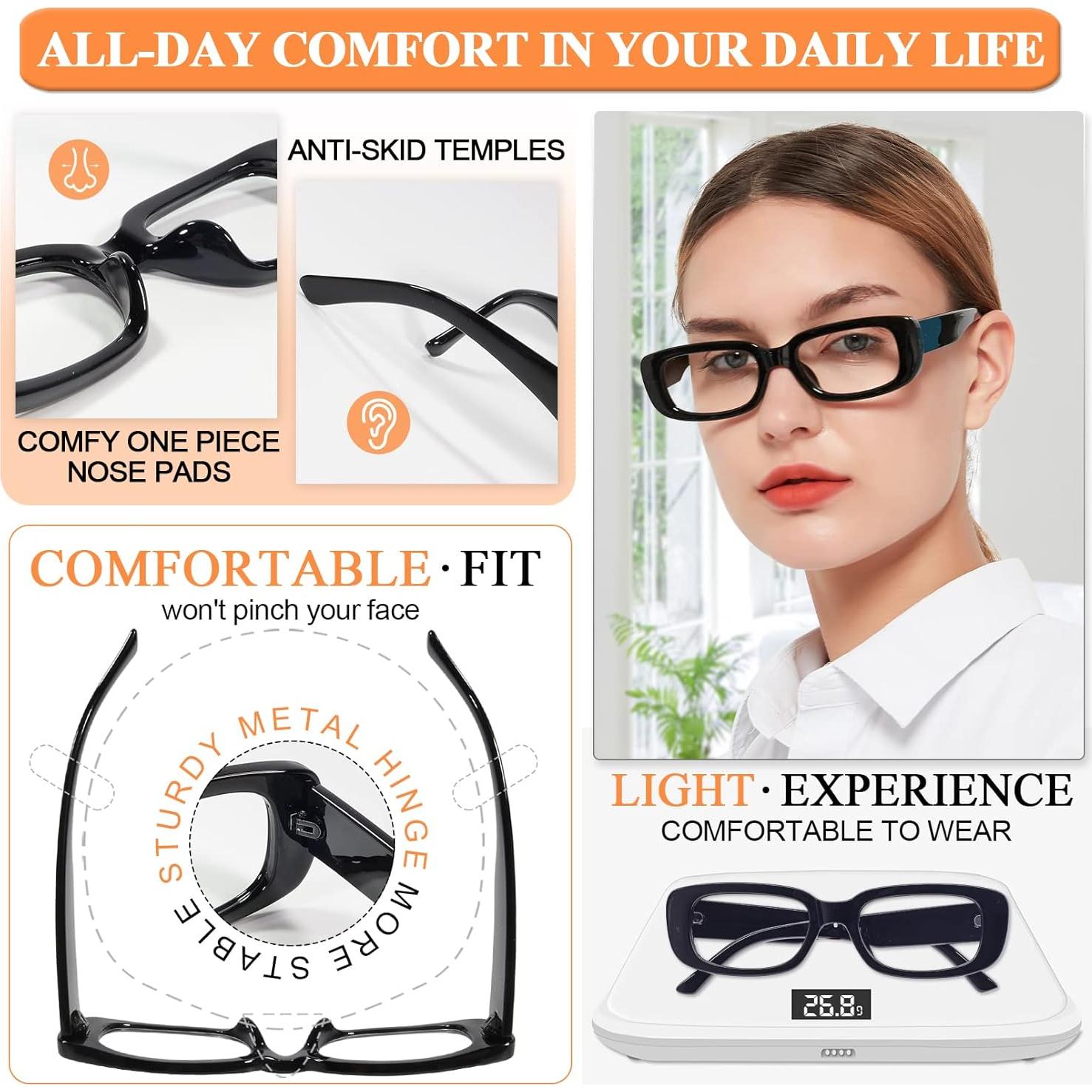 Gafas MARE AZZURO Bloqueo Luz Azul Retro Mujeres