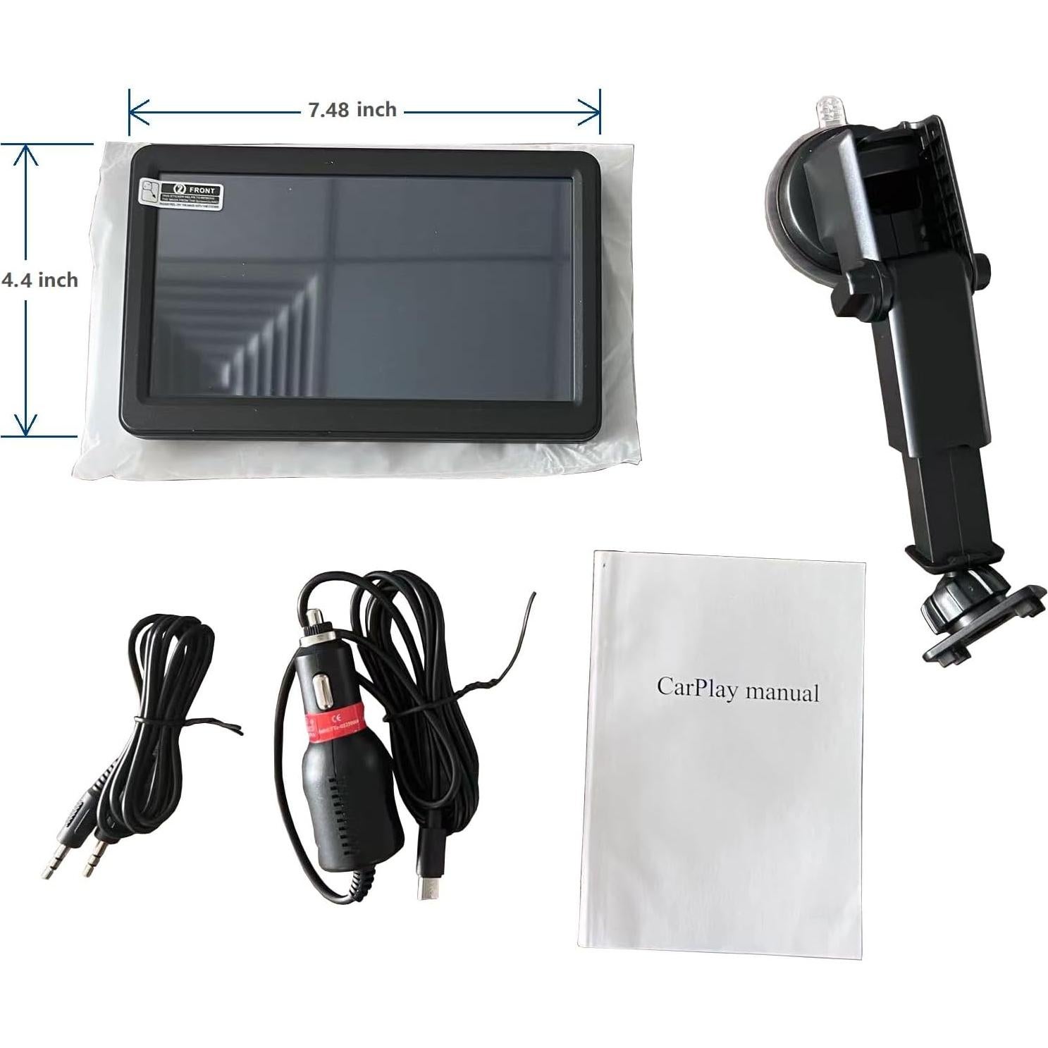 Pantalla HD 7" SZYAGE Carplay Bluetooth GPS USB AUX