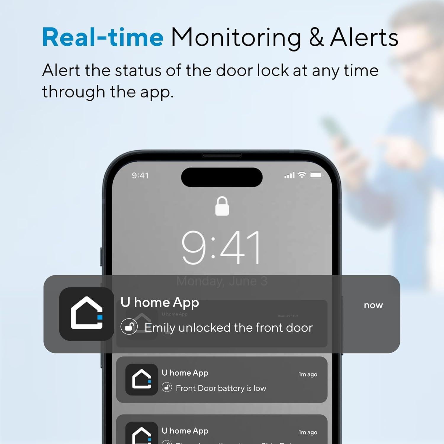 Cerradura Inteligente ULTRALOQ U-Bolt con WiFi y Control App
