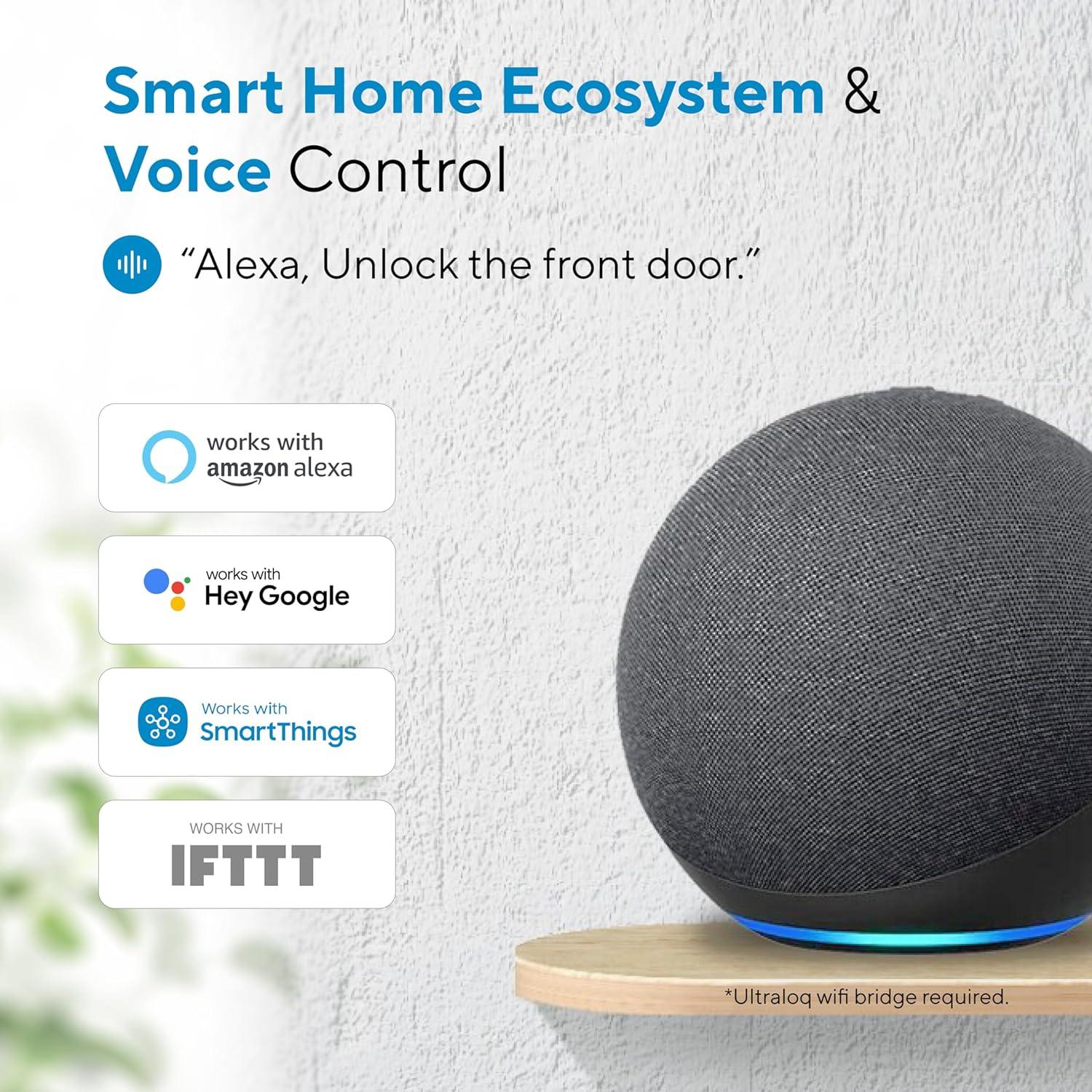 Cerradura Inteligente ULTRALOQ U-Bolt con WiFi y Control App