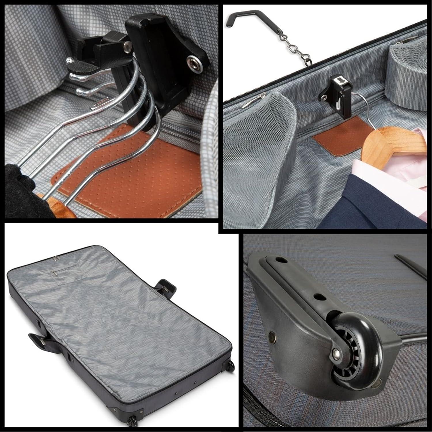 Bolsa de Ropa con Ruedas Ricardo Beverly Hills 58 cm Gris