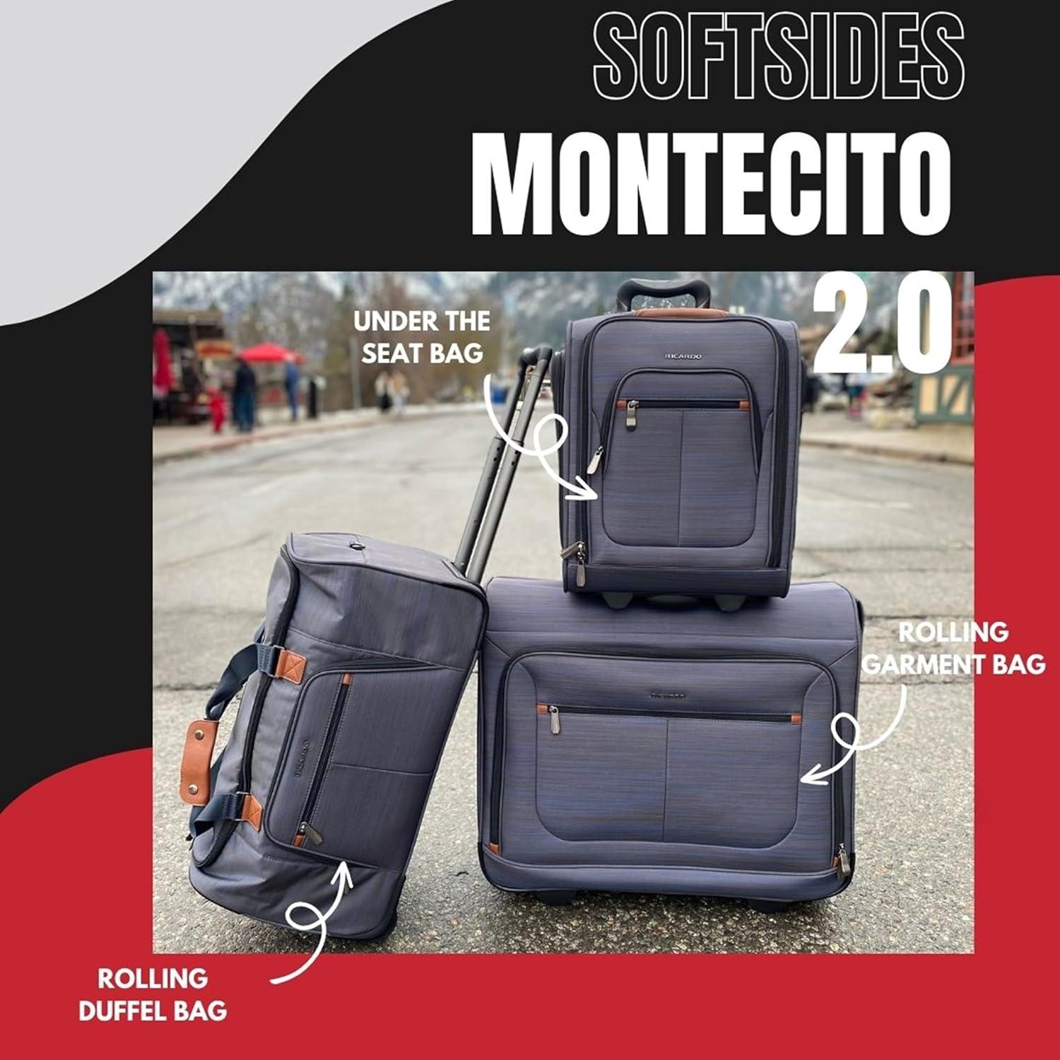 Bolsa de Ropa con Ruedas Ricardo Beverly Hills 58 cm Gris