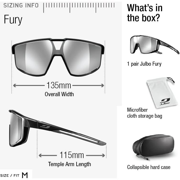 Gafas de sol Julbo J5314020 negras y rojas 131mm