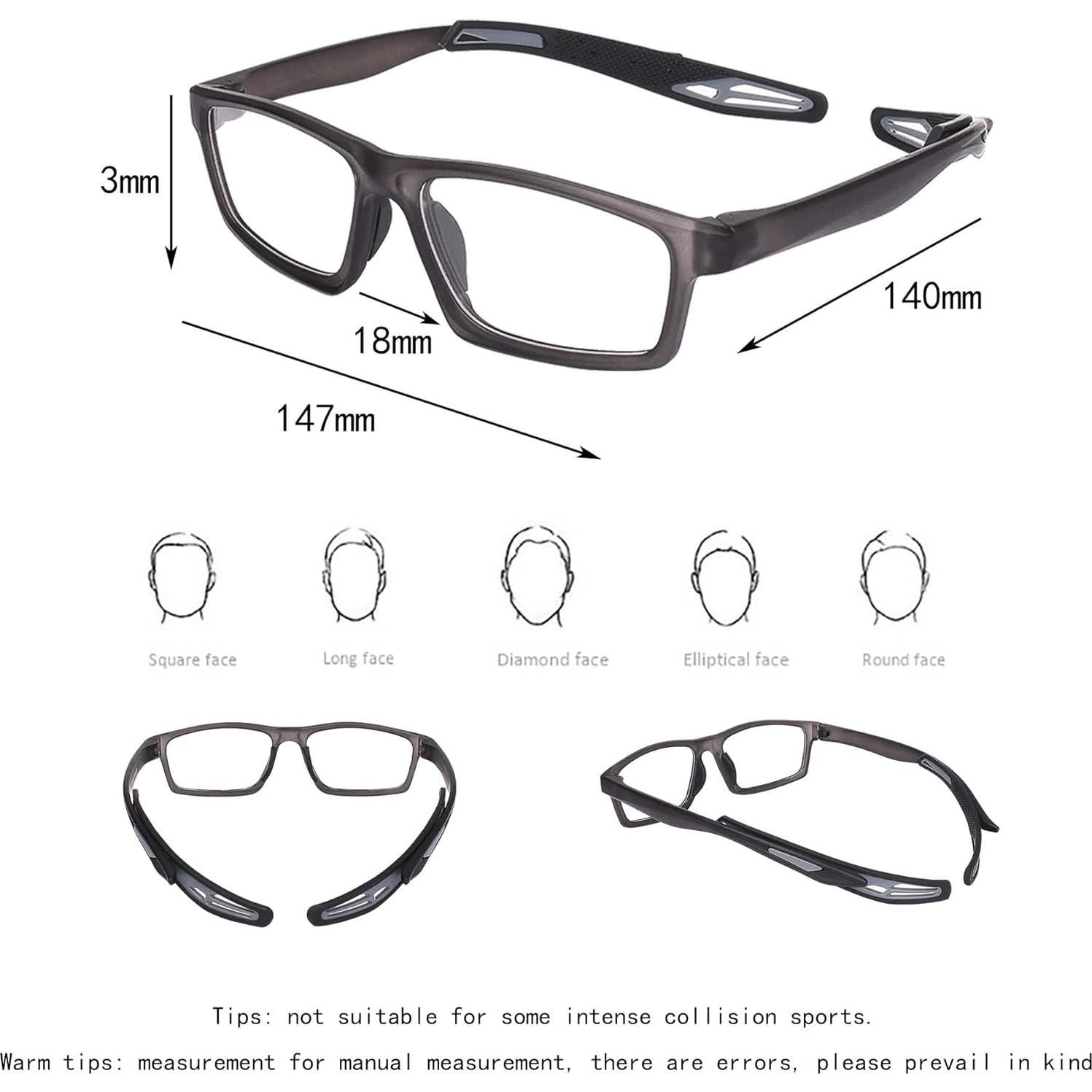 Gafas de Deporte SooGree Ajustables para Miopía Gris