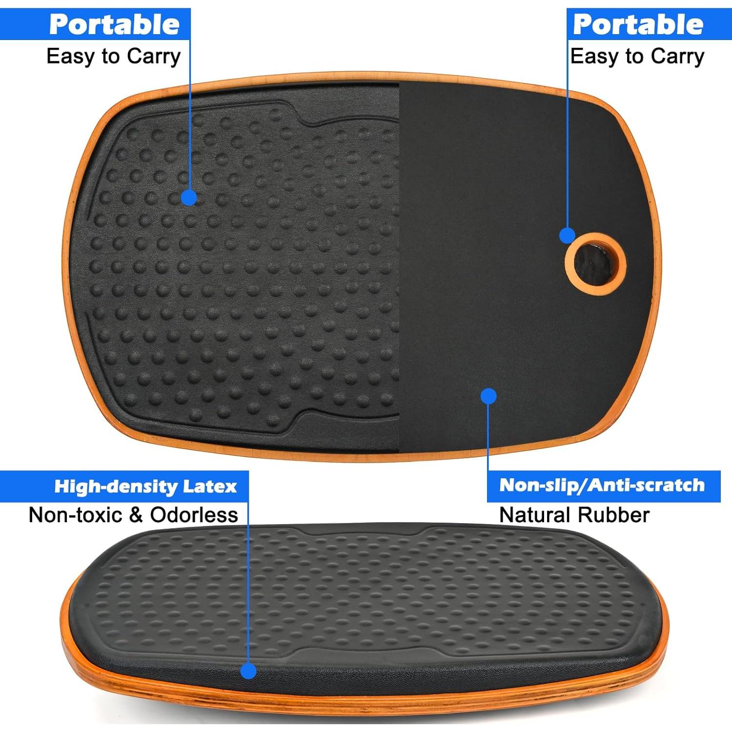 Alfombrilla Antifatiga Ergohead para Escritorio de Pie 53x35cm