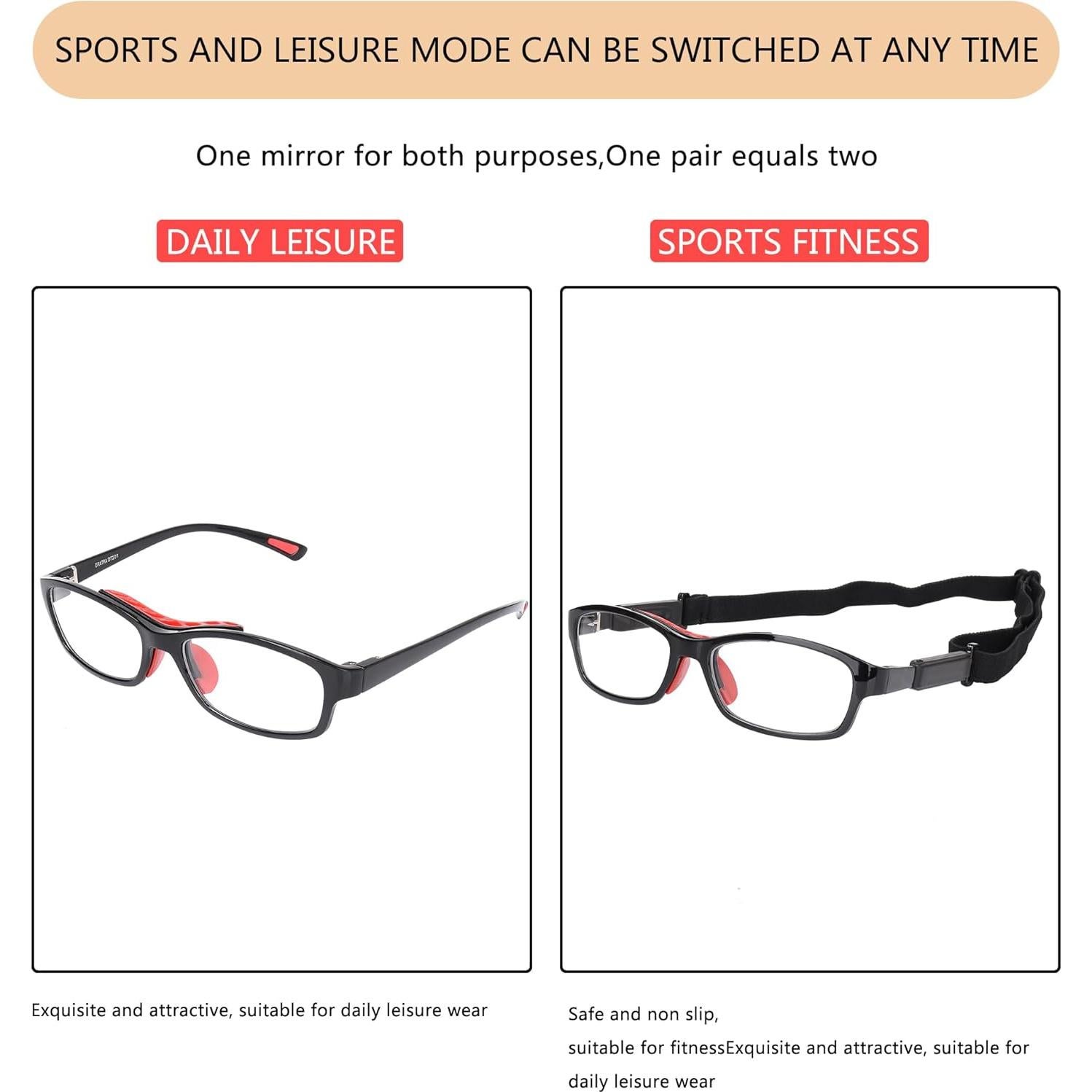 Gafas de Deporte SooGree con Patillas Intercambiables